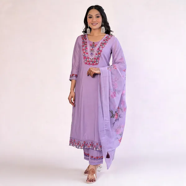 Purple_Cotton_Printed_Straight_Kurta_Set_For_Women