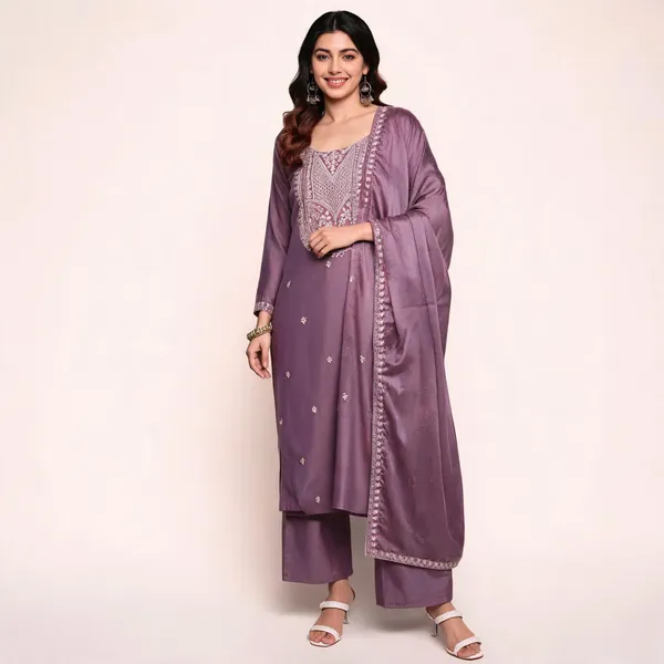 Purple_Cotton_Straight_Embroidered_Kurta_Set_For_Women
