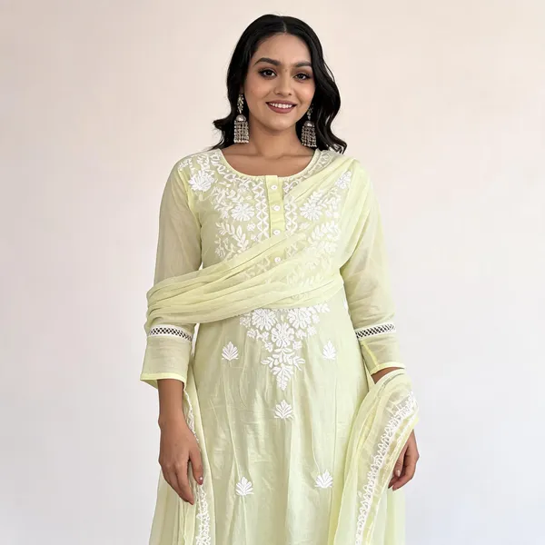 Beige_Cotton_Embroidered_Straight_Kurta_Pant_Dupatta_Set_For_Women