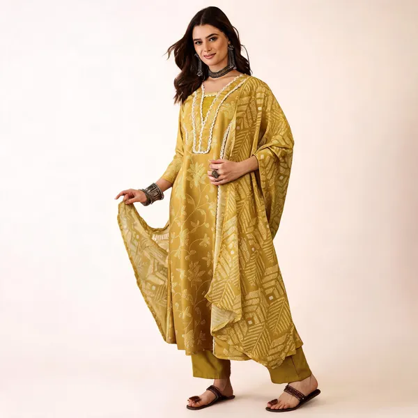 Gold_Rayon_Straight_Embroidered_Kurta_Set_For_Women