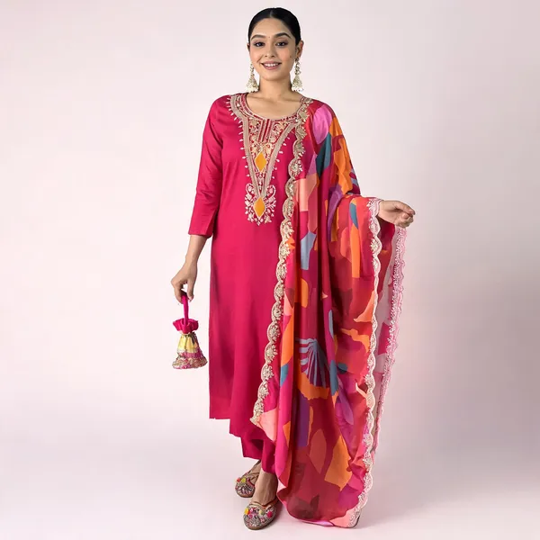 Pink_Cotton_Printed_Straight_Kurta_Set_For_Women