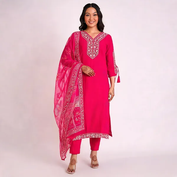 Pink_Cotton_Straight_Printed_Kurta_With_Pant_&_Dupatta_For_Women