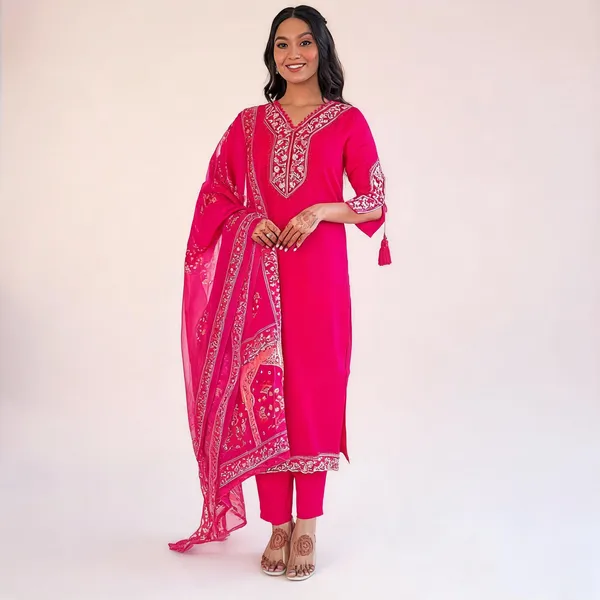 Pink_Cotton_Straight_Printed_Kurta_With_Pant_&_Dupatta_For_Women