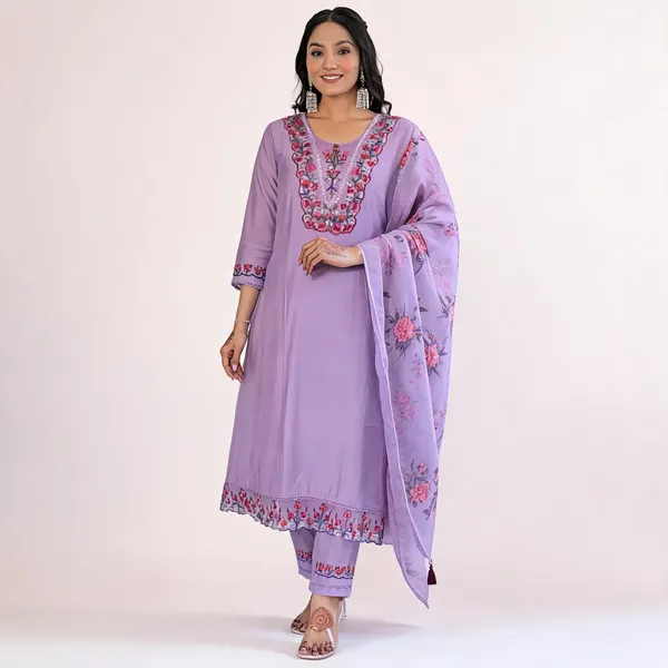 Purple_Cotton_Straight_Embroidered_Kurta_Set_For_Women