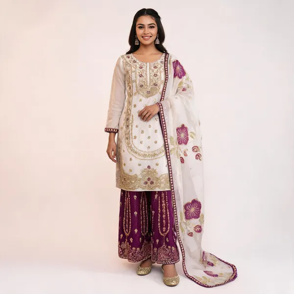 Purple_Cotton_Straight_Embroidered_Kurta_Set_For_Women