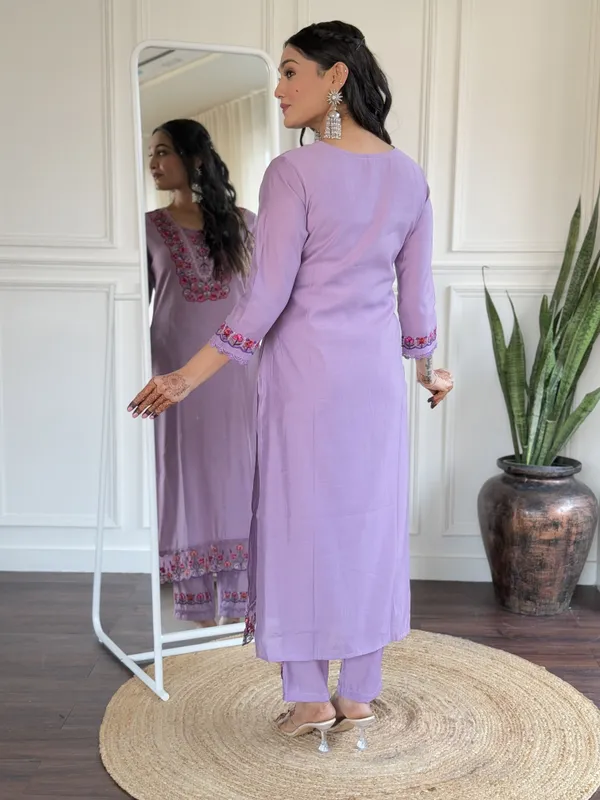 Purple_Cotton_Embroidered_Kurta_Set_For_Women