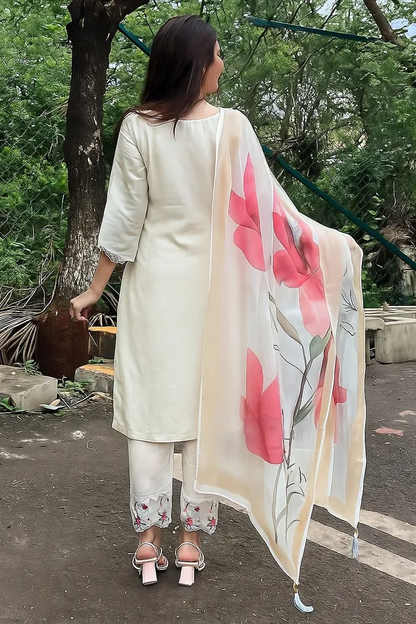 White_Chanderi_Straight_Embroidered_Kurta_Set_For_Women