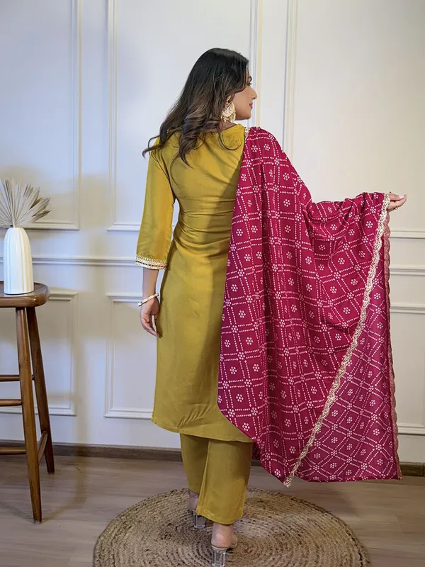 Yellow_Viscose_Rayon_Embroidered_Straight_Kurta_Pant_Set_For_Women