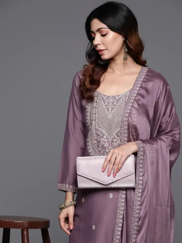 Purple_Cotton_Straight_Embroidered_Kurta_Set_For_Women