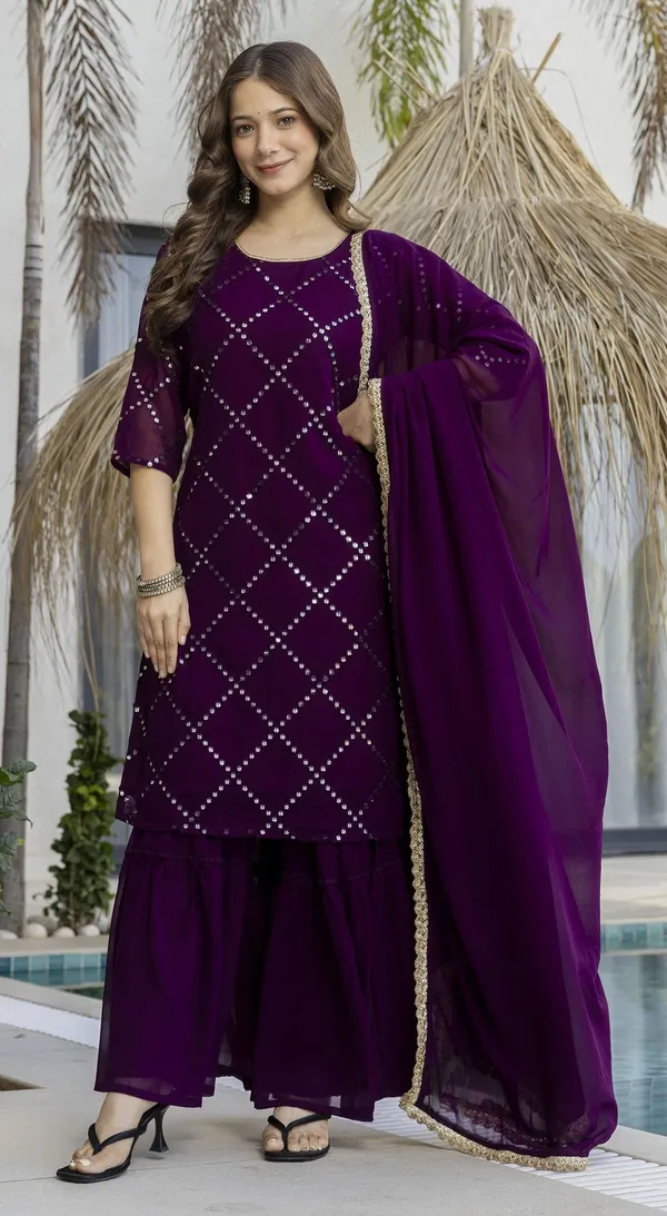 Purple_Cotton_Straight_Embroidered_Kurta_Set_For_Women