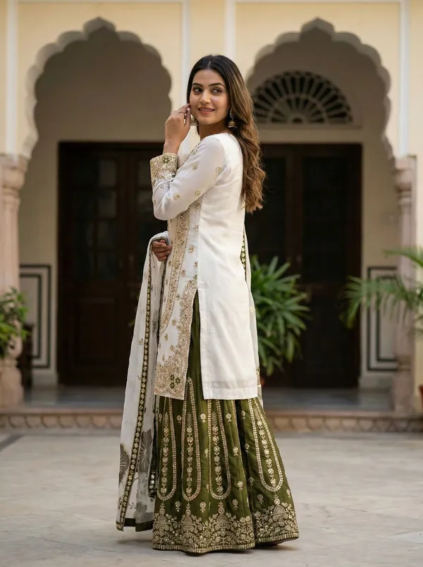 Green_Gmy_Silk_Embroidered_Straight_Kurta_Palazzo_Dupatta_Set_For_Women