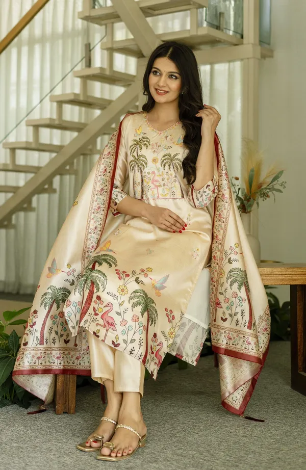 Beige_Cotton_Embroidered_Straight_Kurta_Set_For_Women
