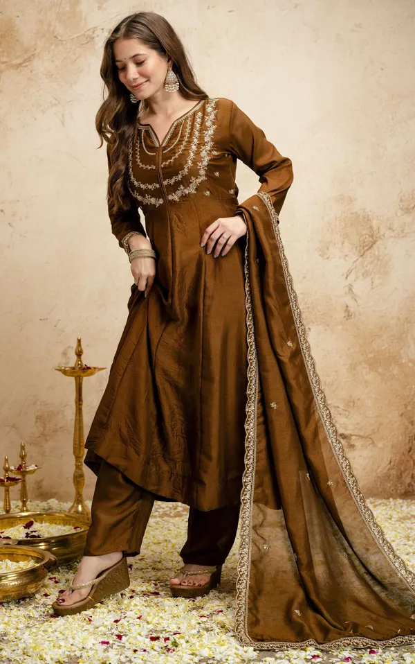 Multicolor_Cotton_Anarkali_Embroidered_Kurta_Set_For_Women