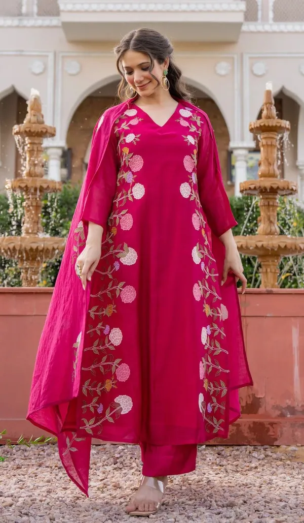 Pink_Cotton_Straight_Floral_Embroidered_Kurta_Set_For_Women