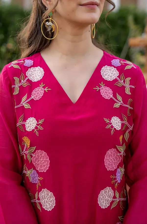 Pink_Cotton_Straight_Floral_Embroidered_Kurta_Set_For_Women