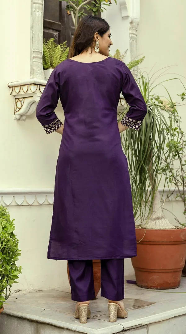 Purple_Cotton_Straight_Embroidered_Kurta_Set_For_Women