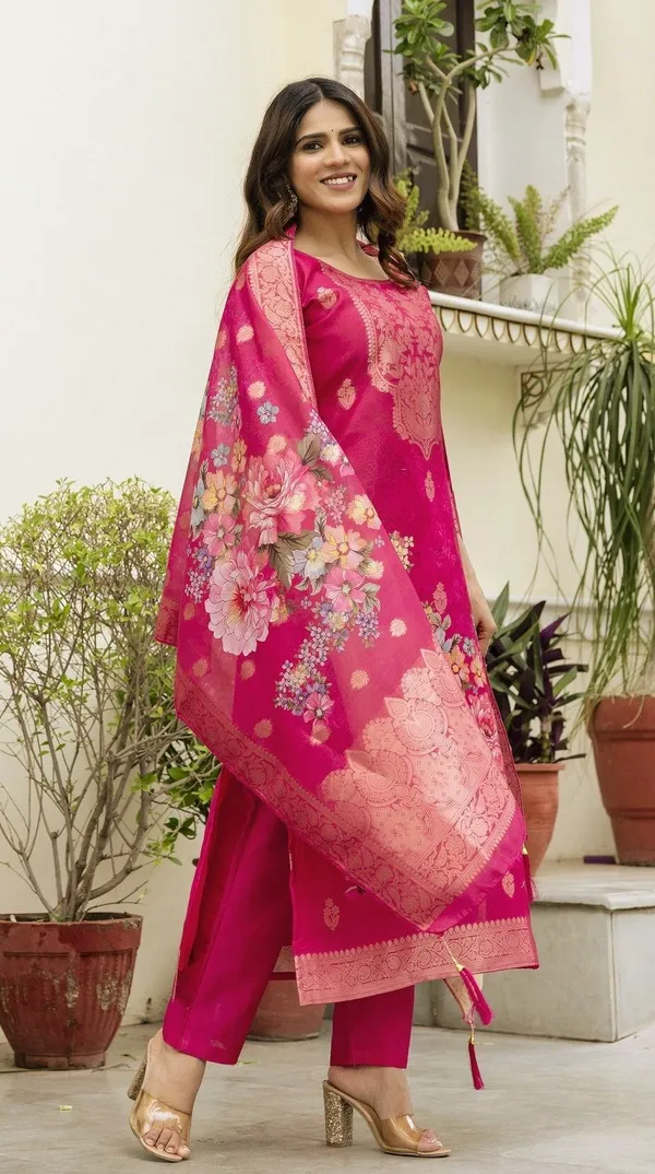 Pink_Cotton_Embroidered_Kurta_With_Pant_&_Dupatta_For_Women