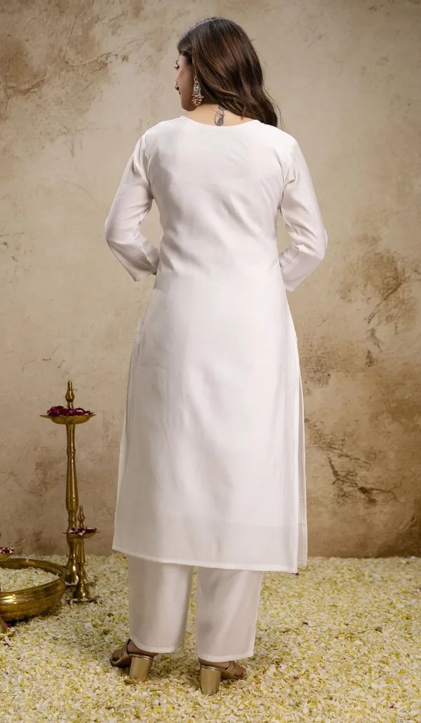 White_Cotton_Embroidered_Straight_Kurta_Set_For_Women