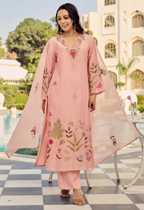 Pink_Cotton_Straight_Embroidered_Kurta_Set_For_Women
