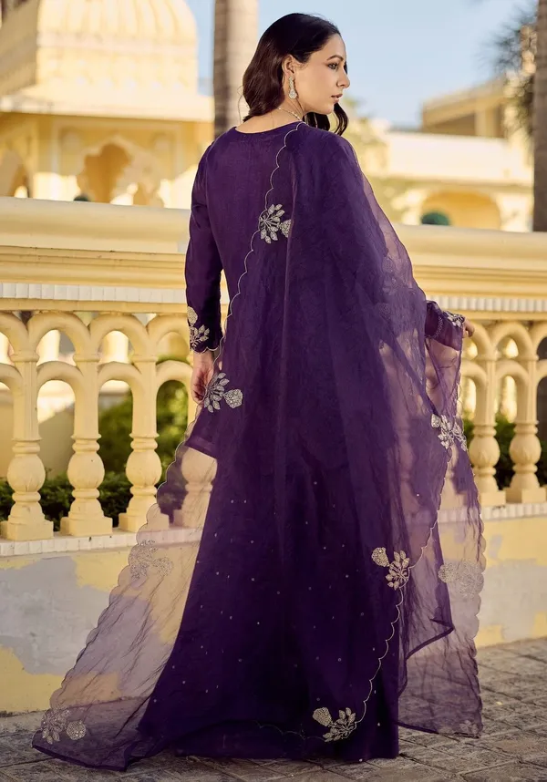 Purple_Cotton_Anarkali_Embroidered_Kurta_With_Bottom_&_Dupatta_For_Women