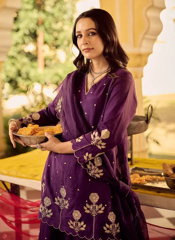 Purple_Cotton_Anarkali_Embroidered_Kurta_With_Bottom_&_Dupatta_For_Women