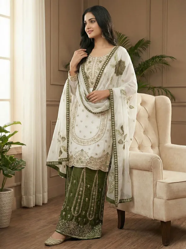 Green_Silk_Blend_Embellished_Festive_Kurta_Set_For_Women