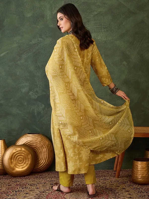 Gold_Rayon_Straight_Embroidered_Kurta_Set_For_Women