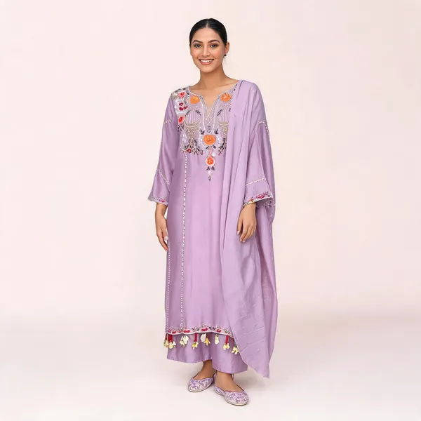 Purple_Cotton_Embroidered_Kurta_Trouser_Dupatta_Set_For_Women