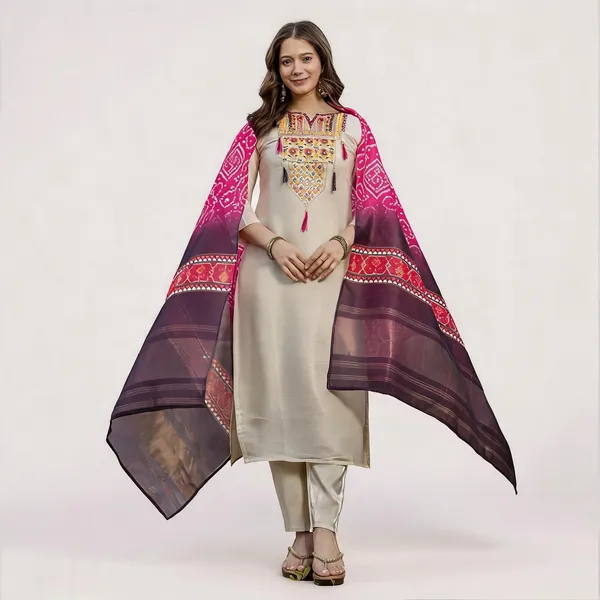 Beige_Viscose_Straight_Embroidered_Kurta_Set_For_Women