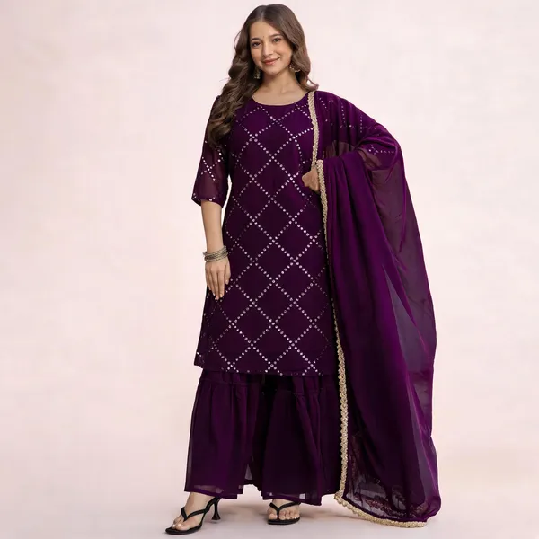 Purple_Cotton_Straight_Embroidered_Kurta_Set_For_Women