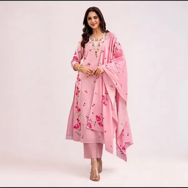 Pink_Chanderi_Embroidered_Kurta_Pant_Dupatta_Set_For_Women