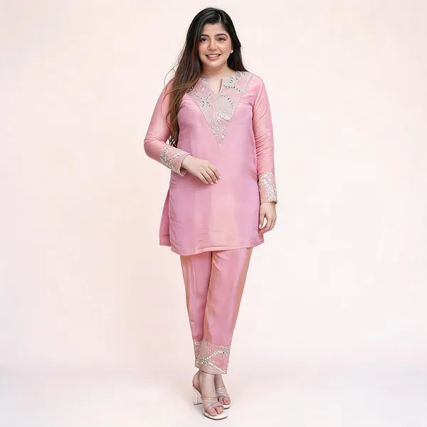 Pink_Satin_Straight_Embroidered_Kurta_Pant_Set_For_Women