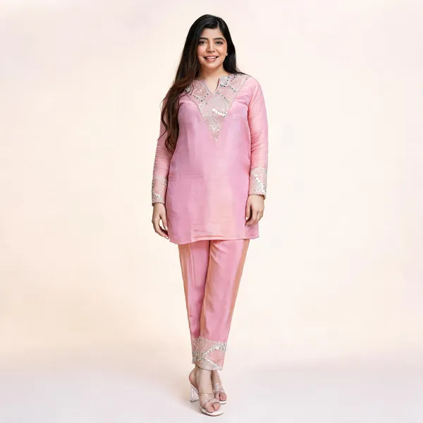 Pink_Satin_Straight_Embroidered_Kurta_Pant_Set_For_Women