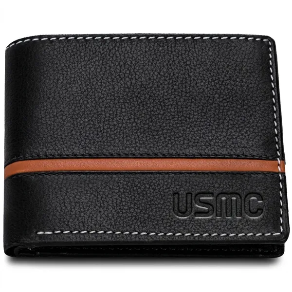 Usmc_Premium_Leather_Wallet_For_Men_|_Genuine_Leather_Wallet_With_Rfid_Blocking_|_Purse_For_Men