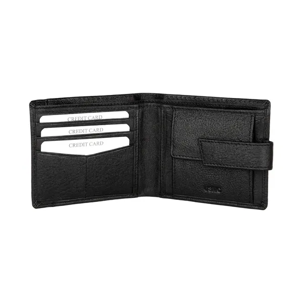 Usmc_Rfid_Protected_Premium_Leather_Wallet_For_Men,_Black