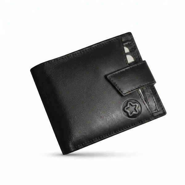 Usmc_Rfid_Protected_Premium_Leather_Wallet_For_Men,_Black