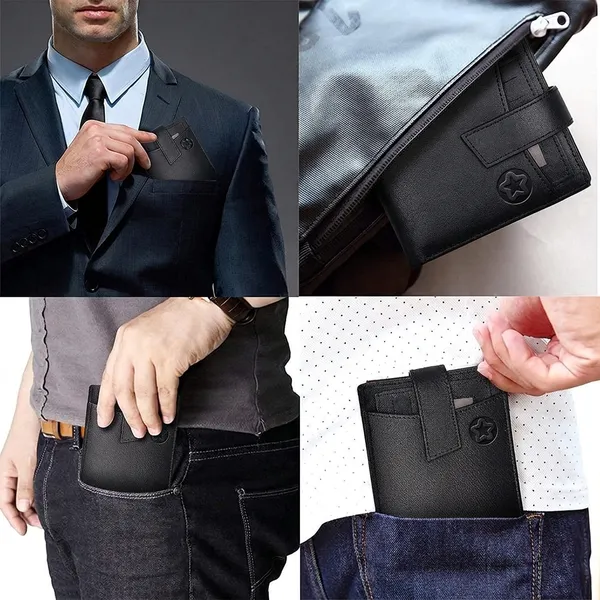 Usmc_Rfid_Protected_Premium_Leather_Wallet_For_Men,_Black