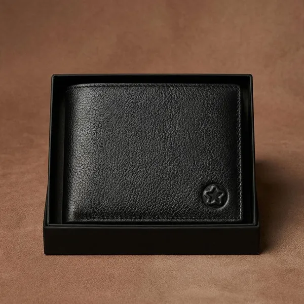 Usmc_Black_Premium_Leather_Men'S_Wallet