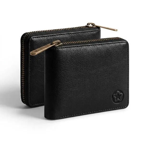 Usmc_Unisex_Zip_Wallet_|_Made_With_Premium_Leather_Material_|_Carefully_Handcrafted_|_Holds_Up_To_8_Cards_|_Slim_And_Easy_To_Fit_In_Pocket_|_Coin_Pocket_With_Button_Closure_|_Carefully_Handcrafted