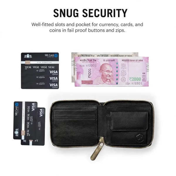 Usmc_Unisex_Zip_Wallet_|_Made_With_Premium_Leather_Material_|_Carefully_Handcrafted_|_Holds_Up_To_8_Cards_|_Slim_And_Easy_To_Fit_In_Pocket_|_Coin_Pocket_With_Button_Closure_|_Carefully_Handcrafted