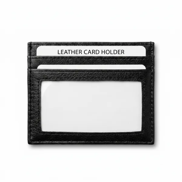 Usmc_Credit_Card_Holder_With_Id_Window_-_[Rfid_Blocking]_Premium_Leather_Slim_Wallet_Credit_Card_Case_Sleeve,_Black_|_Card_Cases_With_Id_Window_For_Men_Women,_Black