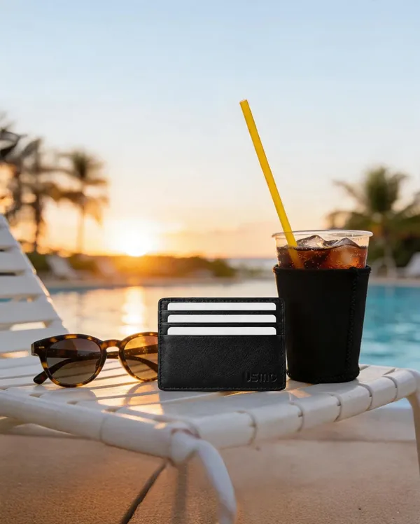 Usmc_Credit_Card_Holder_With_Id_Window_-_[Rfid_Blocking]_Premium_Leather_Slim_Wallet_Credit_Card_Case_Sleeve,_Black_|_Card_Cases_With_Id_Window_For_Men_Women,_Black
