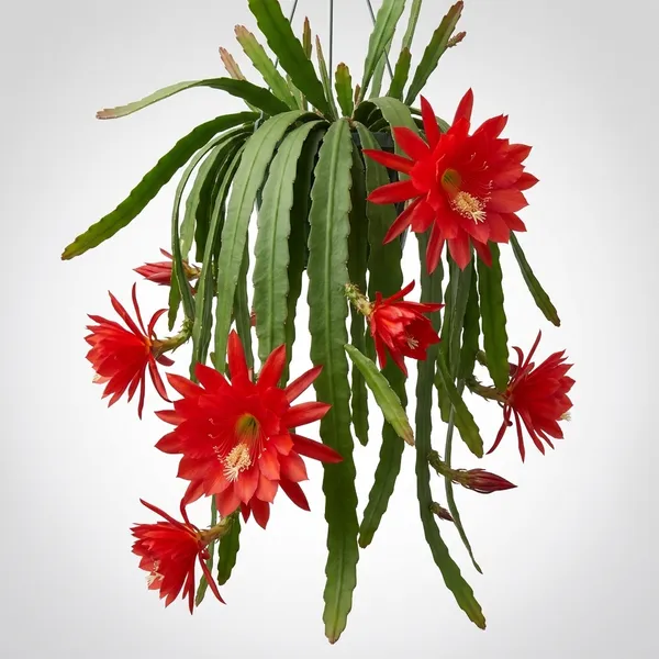Brahma_Kamal_Red_Flower_Plant_Outdoor_Gardening