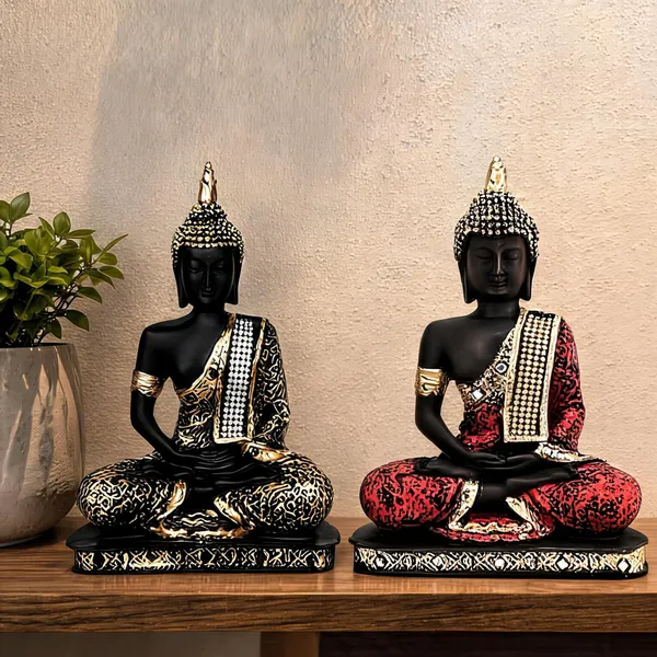Black_Gold_Meditating_Buddha_Showpiece_Duo