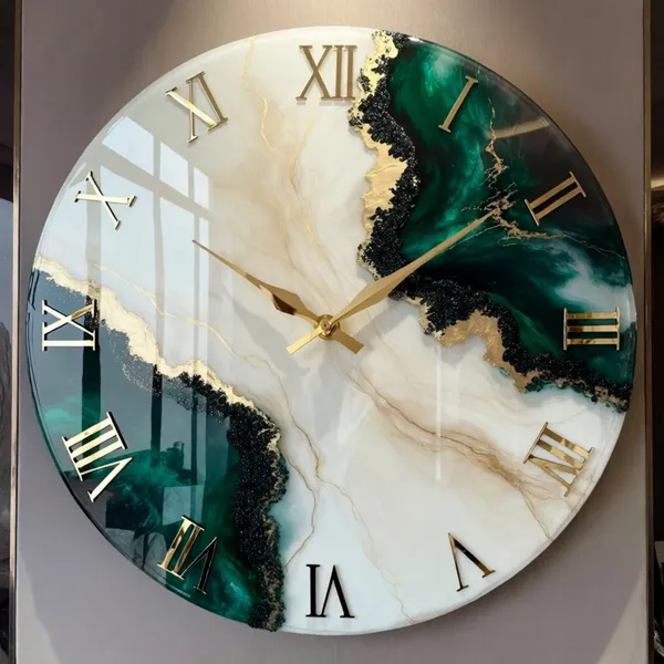 Polyresin_Elephant_Motif_Wall_Clock_for_Home_Vastu_Decor