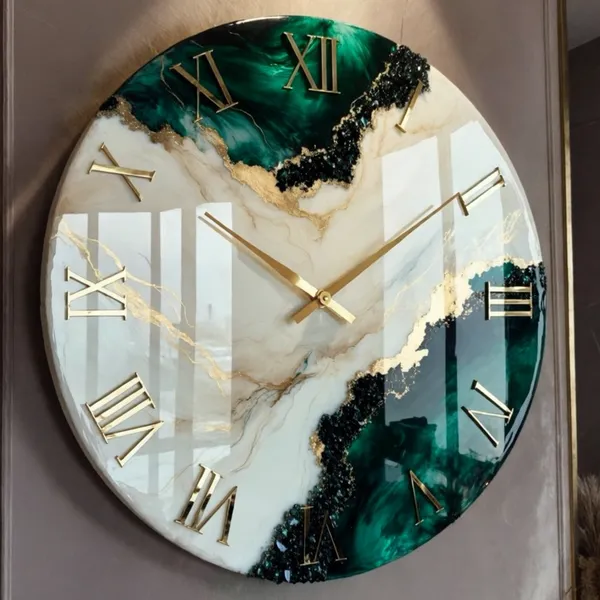 Polyresin_Elephant_Motif_Wall_Clock_for_Home_Vastu_Decor