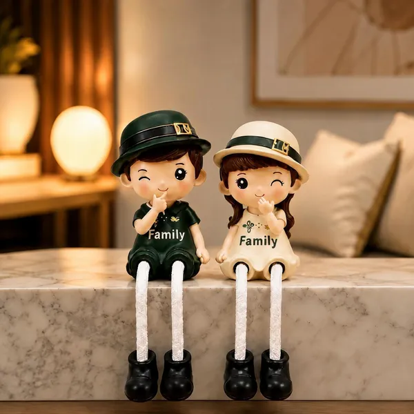 Polyresin_Hand_Painted_Heart_Sitting_Couple_Showpiece