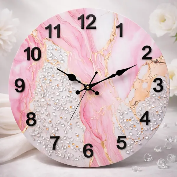 Polyresin_3D_Owl_Design_Analog_Wall_Clock_for_Home_Living_Room