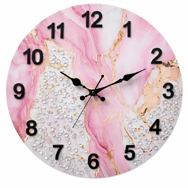 Polyresin_3D_Owl_Design_Analog_Wall_Clock_for_Home_Living_Room