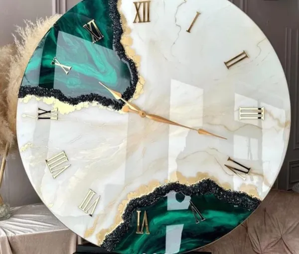 Polyresin_Elephant_Motif_Wall_Clock_for_Home_Vastu_Decor